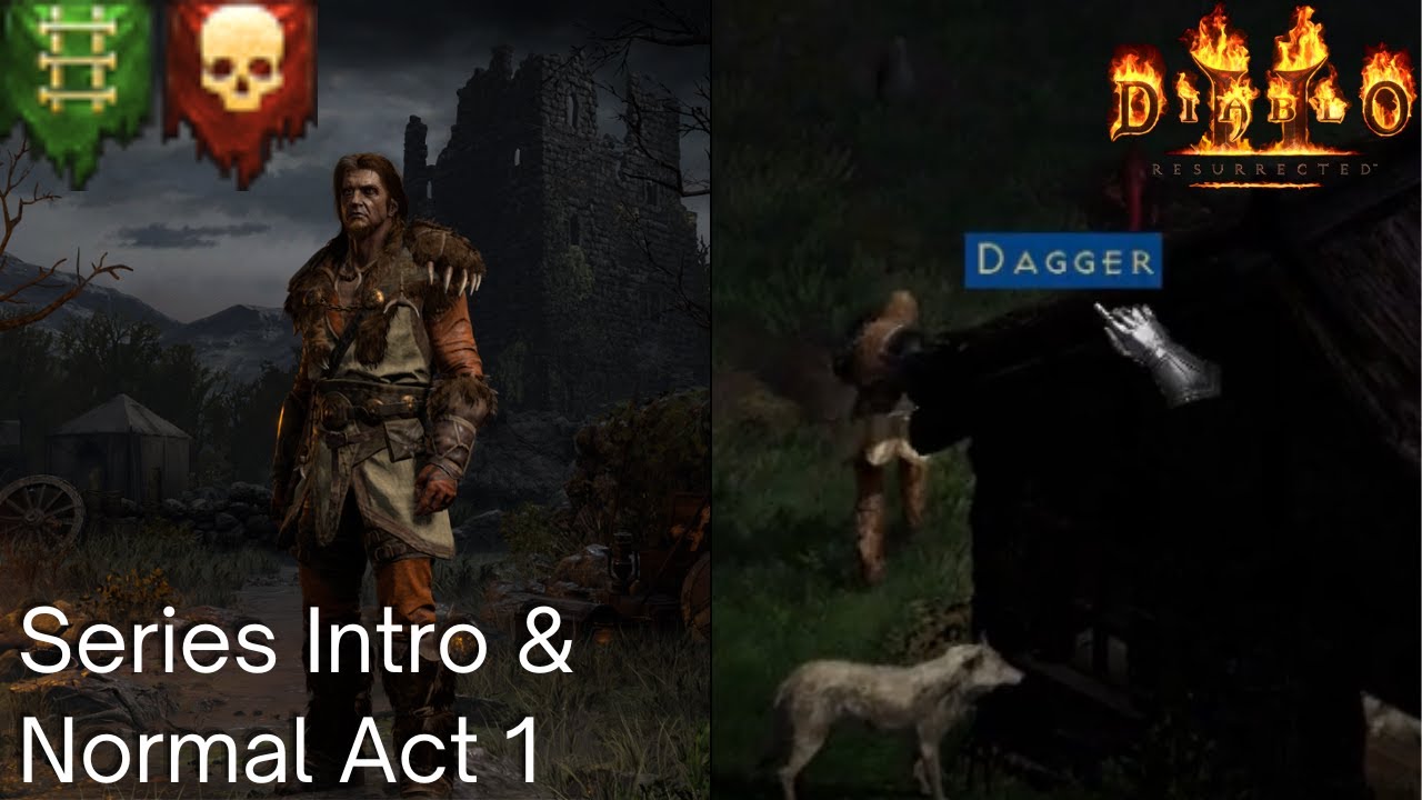Hardcore Summon Druid Playthrough (Patch 2.5) - Series Intro & Normal Act 1 - Diablo II Resurrected