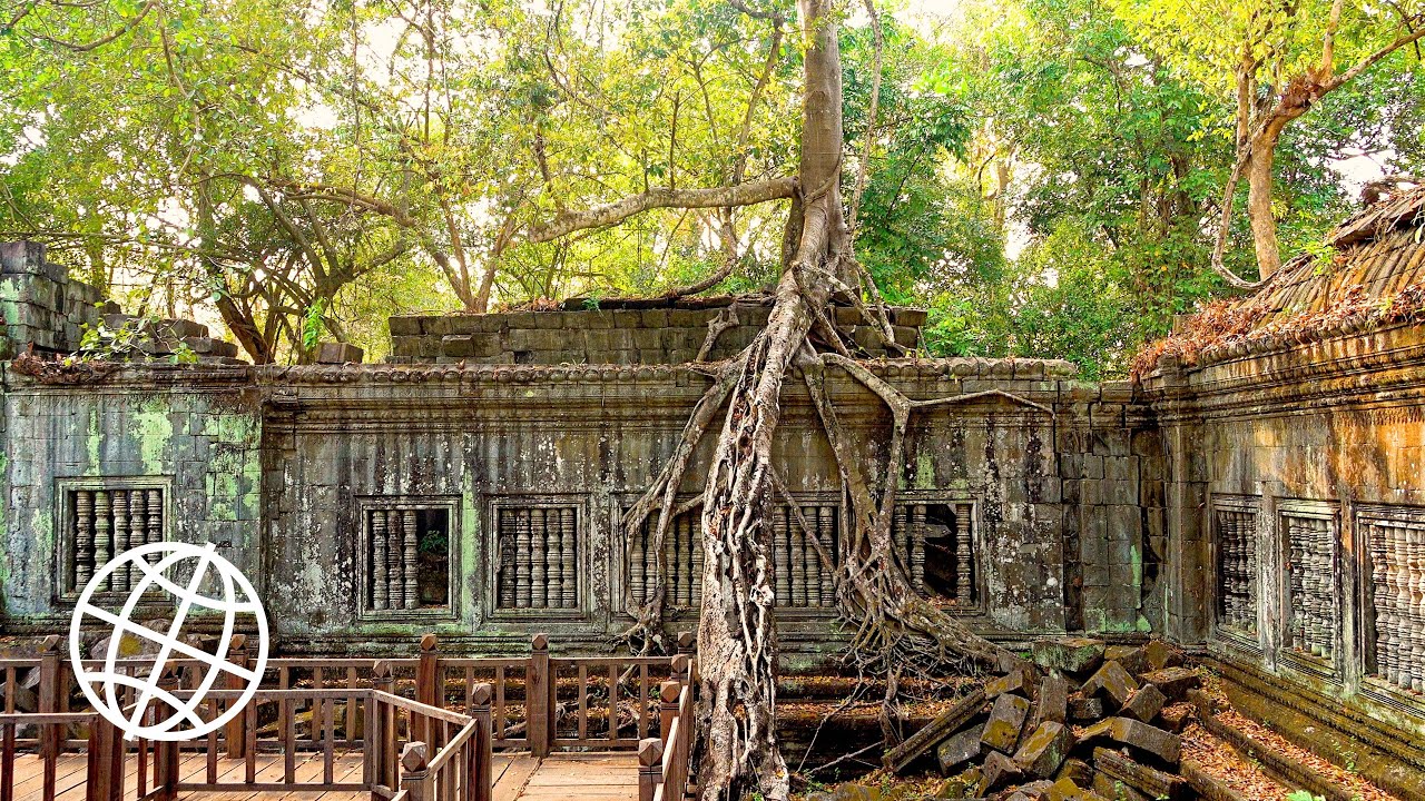 The Enigmatic Ancient Ruins of the Khmer Temple 'Beng Mealea', Cambodia