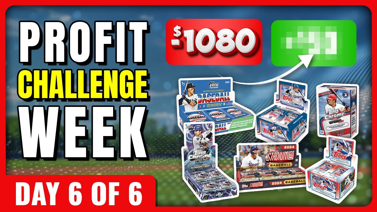 MULIPLE SSP HITS!🚨PROFIT CHALLENGE WEEK🚨2025 TOPPS CHROME COSMIC HOBBY PART 6 OF 6