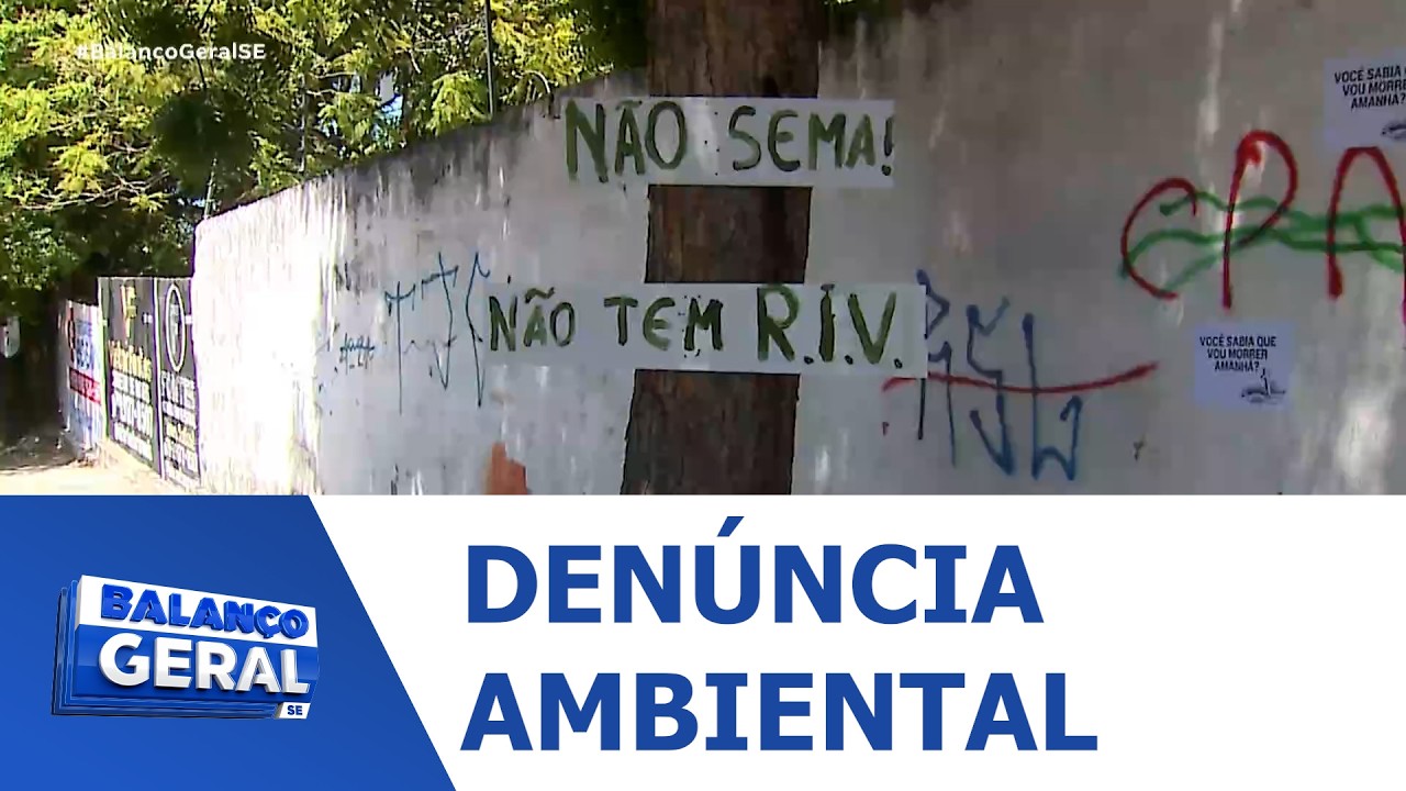 Moradores realizam ato contra derrubada de árvores no Bairro Jabotiana - BGT