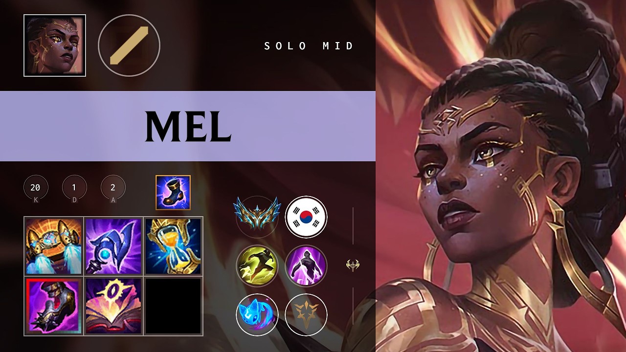 Mel Mid vs Yone - KR Challenger Patch 26.08