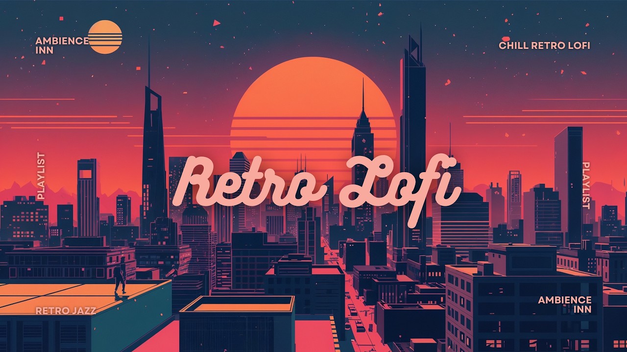 Late Night Focus Music ☕ (1 Hour) — Retro City Sunset Study Ambience