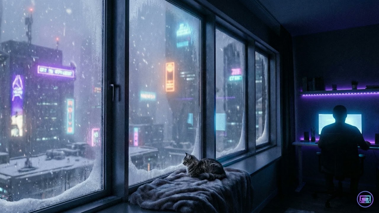 Chill piano, drums, and guitar to relax or fall asleep to