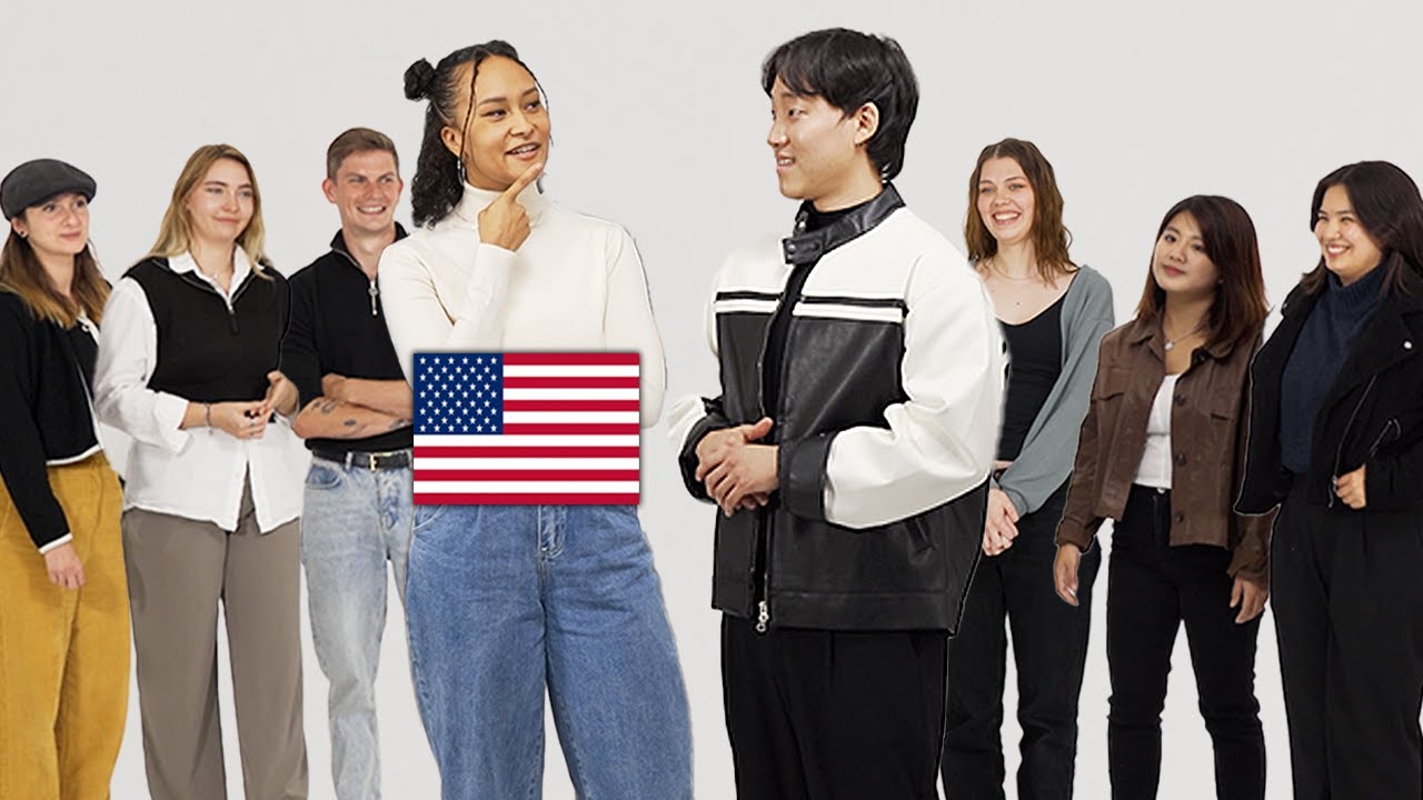 Find Real American Among 8 countries!!