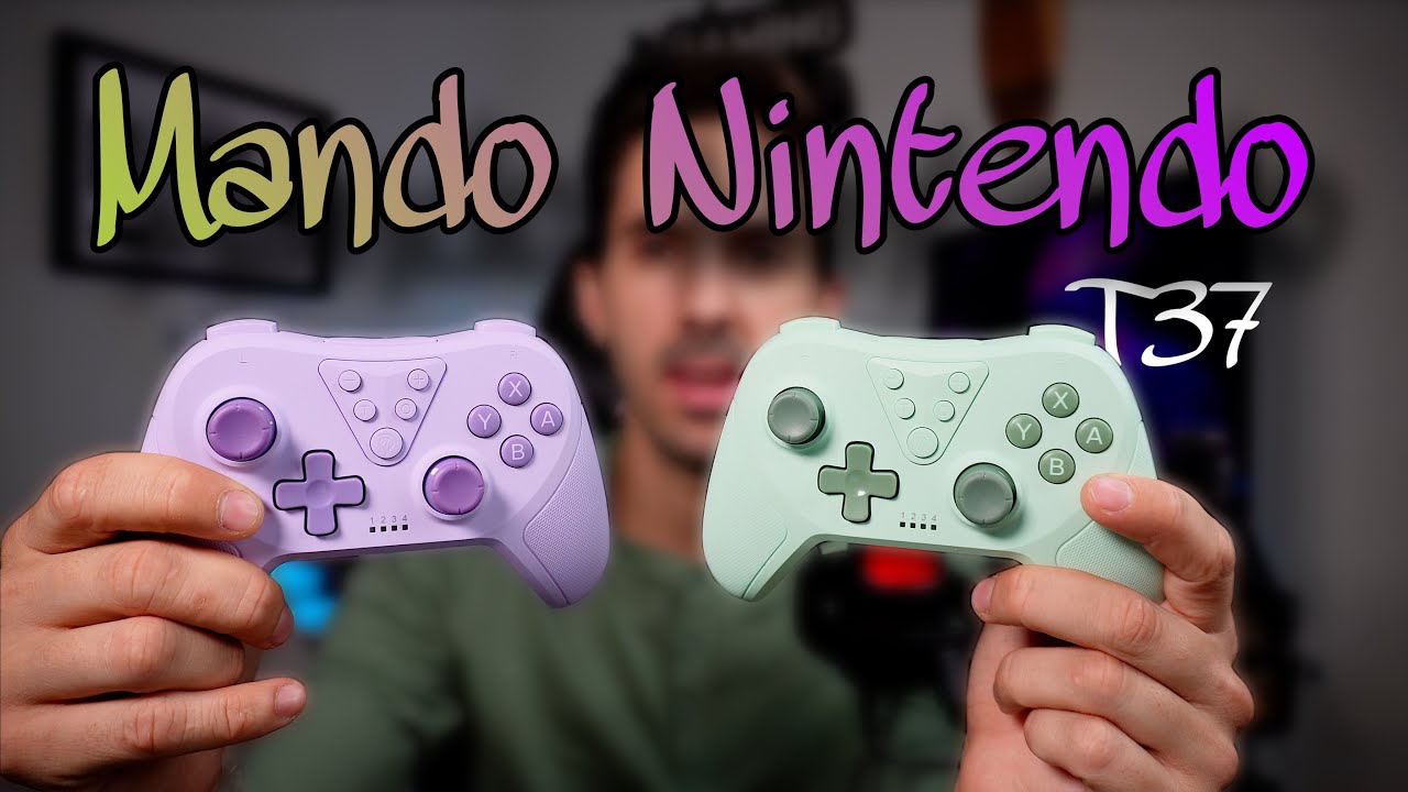 ¿Con cual te quedarías? Morado o verde | Mando EasySMX T37 | 4K