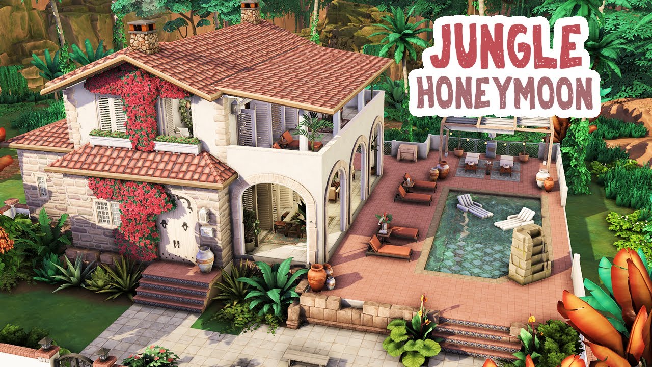 Jungle Honeymoon || The Sims 4: Speed Build w/CC