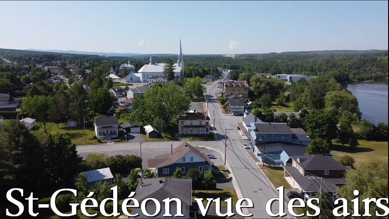 St Gédéon de Beauce vue des airs(Hier@Aujourd`hui)