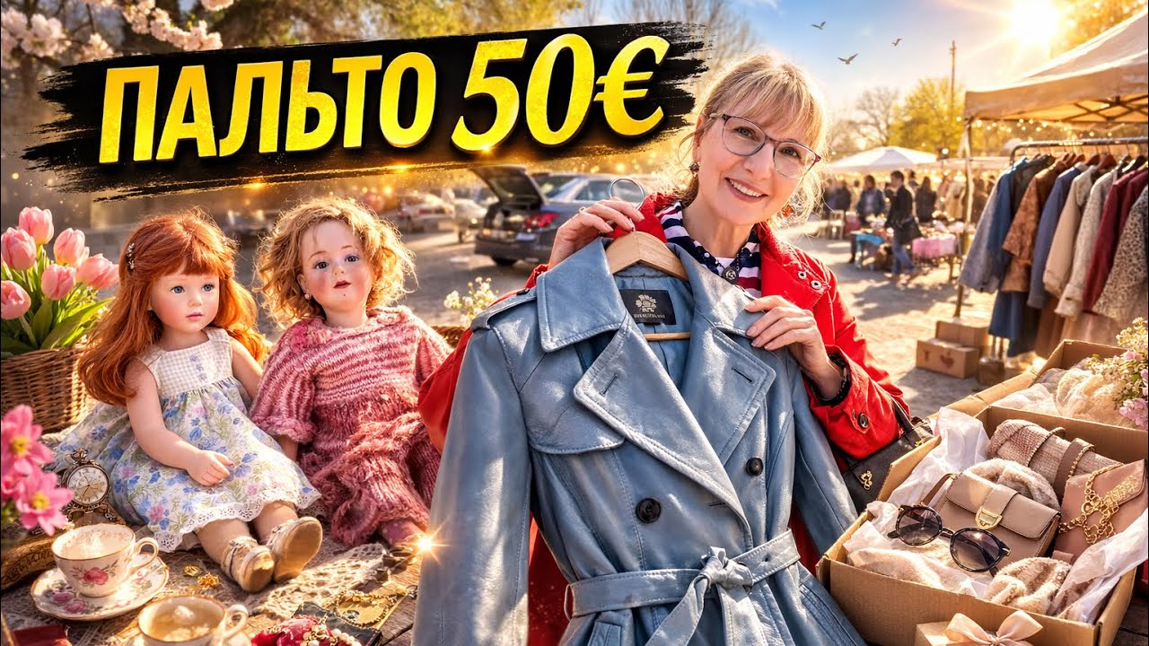 ТЁПЛЫЙ ДЕНЬ, РАСПАКОВКИ И КОЖАНОЕ ПАЛЬТО ЗА 50&euro;