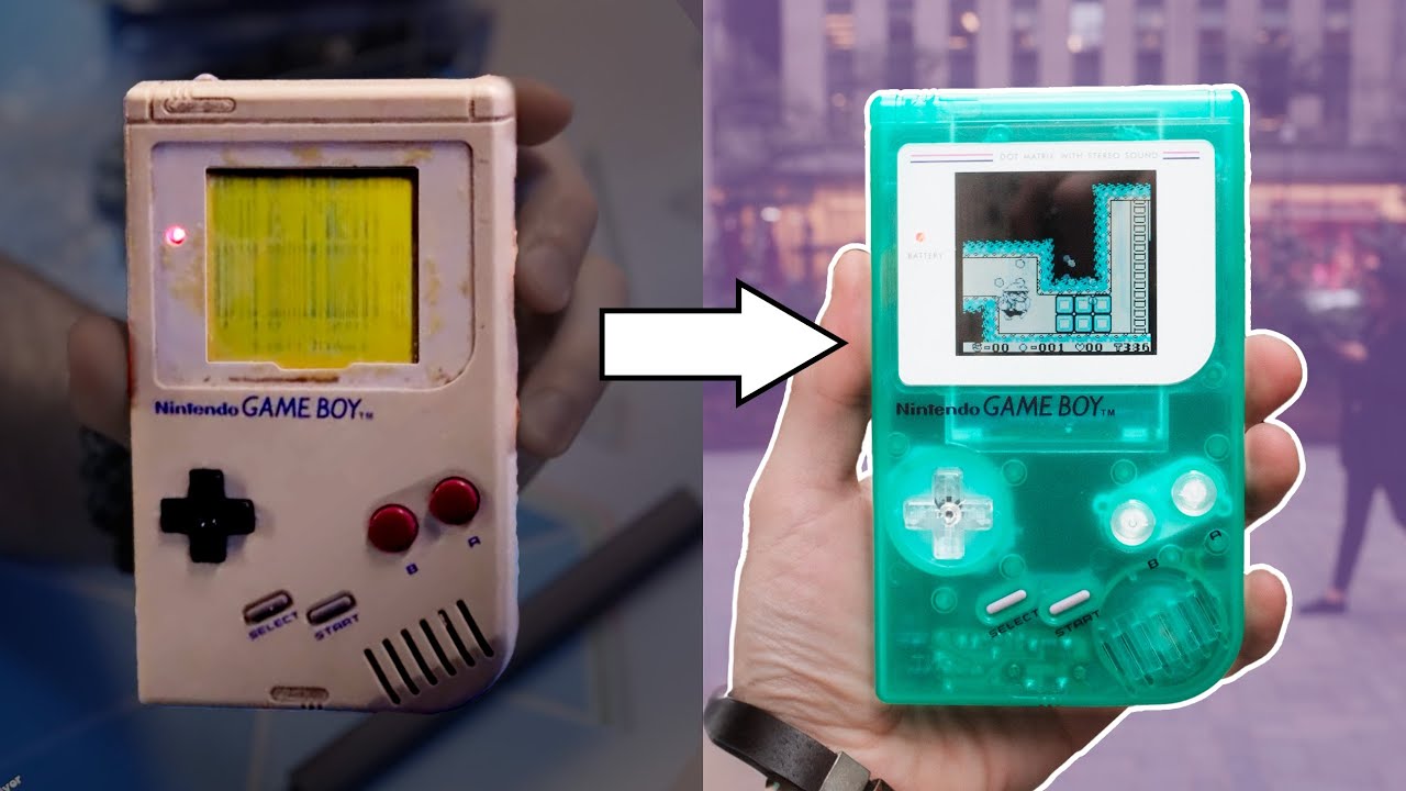 Making a broken Game Boy good again [first time DMG mod/restoration]