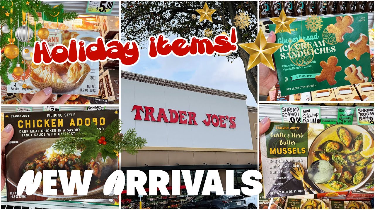 Покупайте вместе со мной! НОВИНКИ от Trader Joe's! Праздничные товары от Trader Joe's. Часть 2!