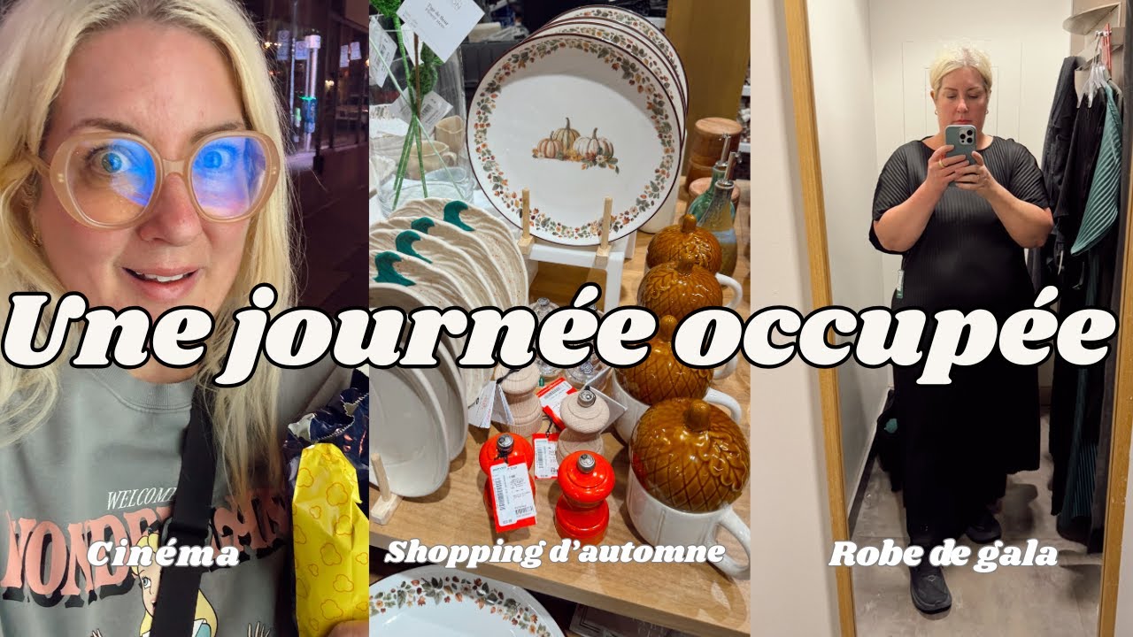UNE JOURNÉE OCCUPÉE - TEST DE GOÛT, REPAS, SHOPPING ET CINÉMA - VLOG