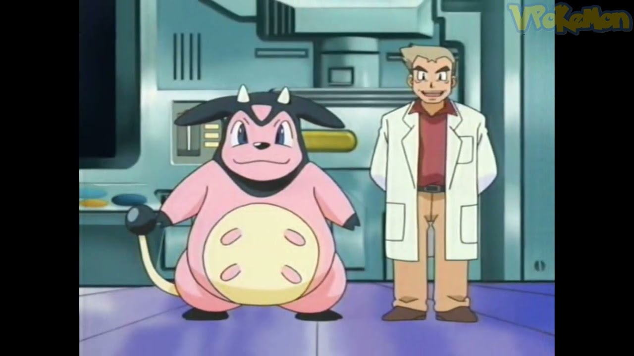 Miltank attacks Professor Oak | Professor Oak Funny Moments