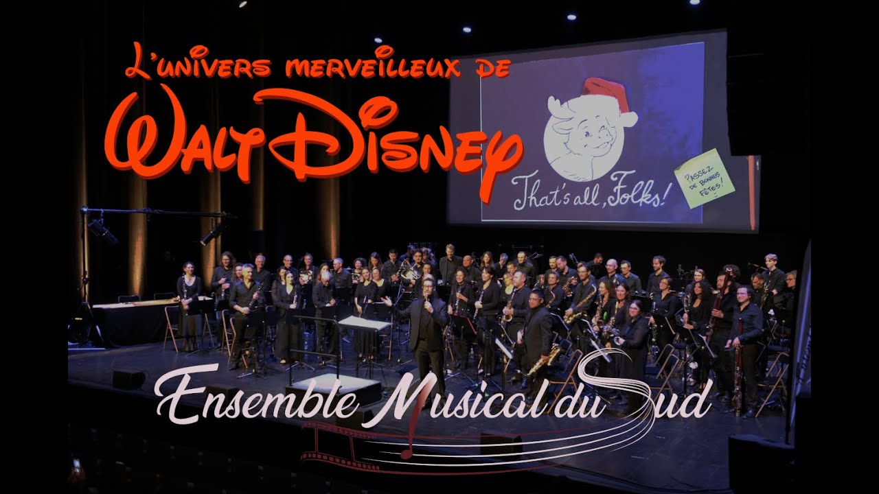 EMS - L'univers merveilleux de Walt Disney - Concert Dessiné