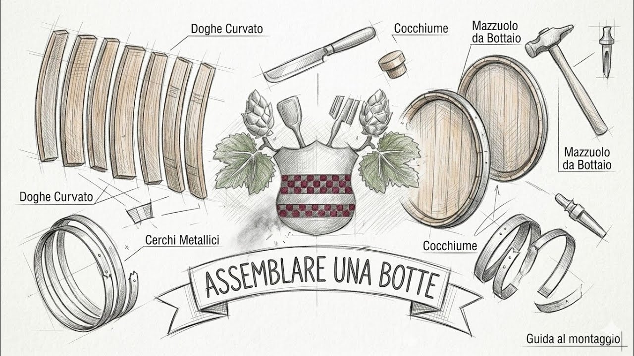 Assemblare una Botte di Legno