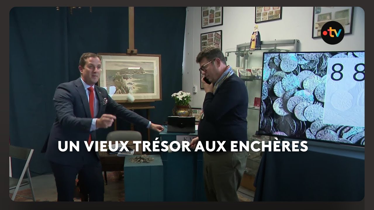 Un trésor vieux de près de 900 ans, découvert il y a cent ans, mis en vente aux enchères publiques.