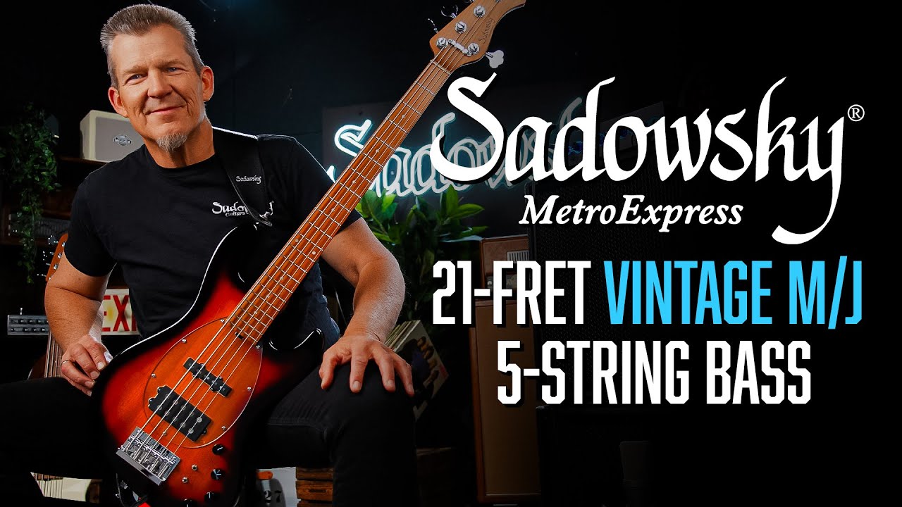 The Sadowsky MetroExpress Vintage M/J-5 | Roasted Maple Fretboard Version | Demo with Andy Irvine