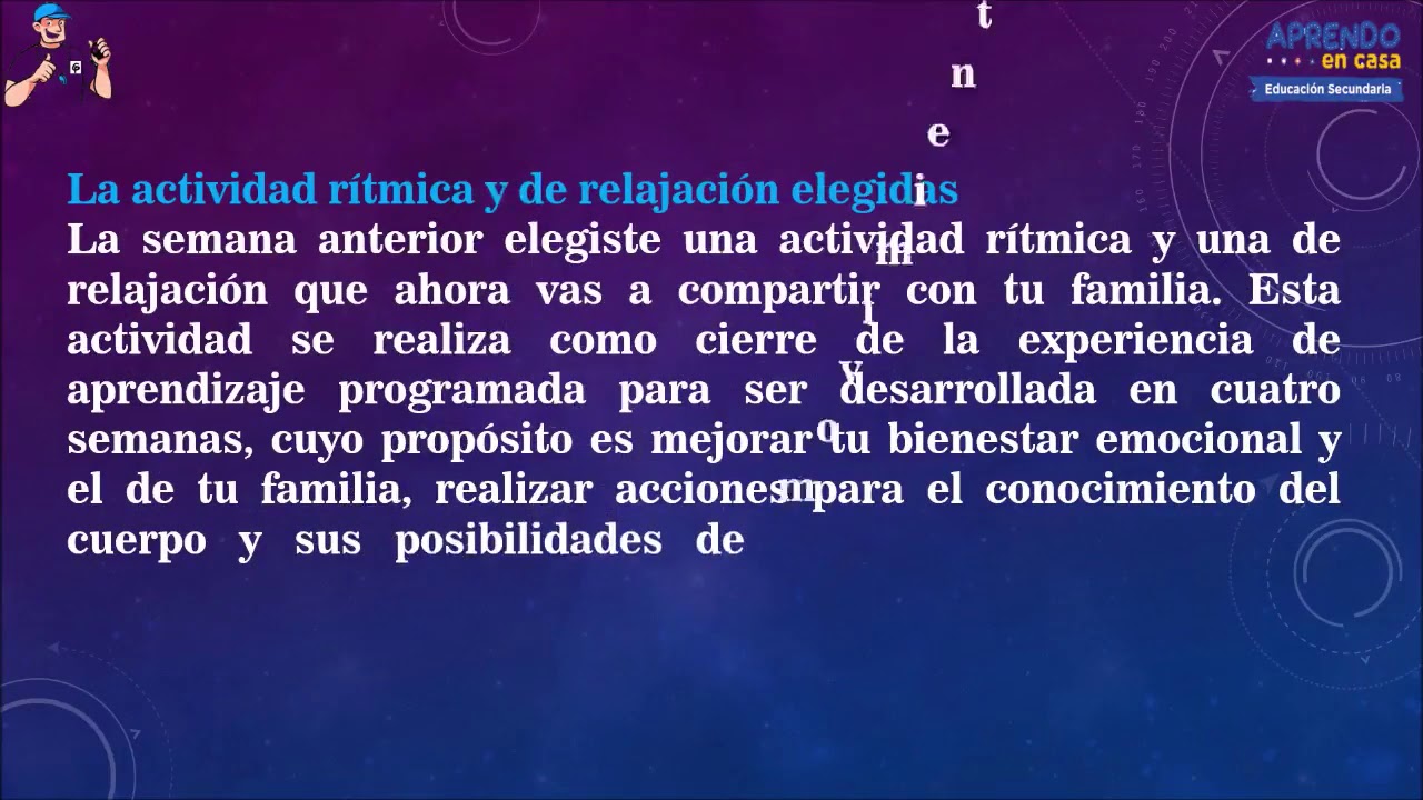 Semana 21 COMPARTIMOS DIVERSAS FORMAS DE MOVIMIENTO Y NOS RELAJAMOS EN FAMILIA - PRIMERO Y SEGUNDO