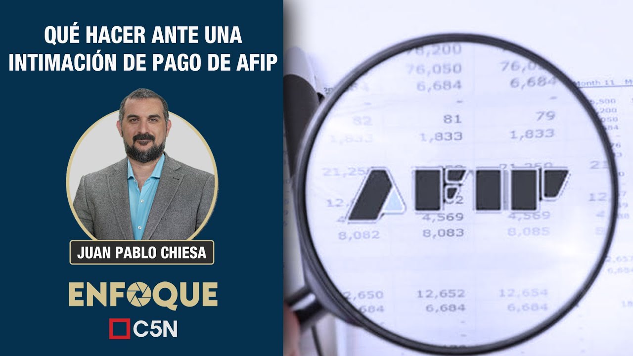 QU&Eacute; HACER ante una INTIMACI&Oacute;N de PAGO de AFIP