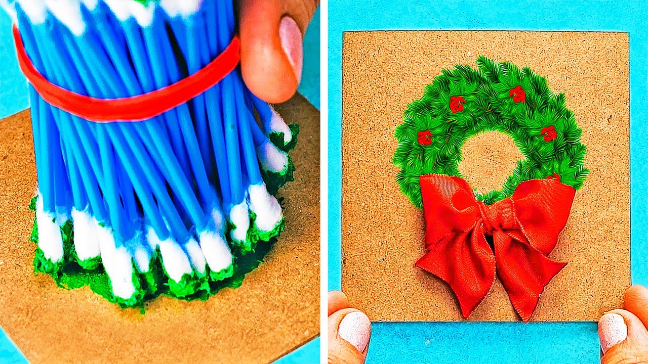 27 SENCILLAS IDEAS DE TARJETAS DE NAVIDAD PARA AQUELLOS QUE AÚN NO TIENEN QUE REGALAR