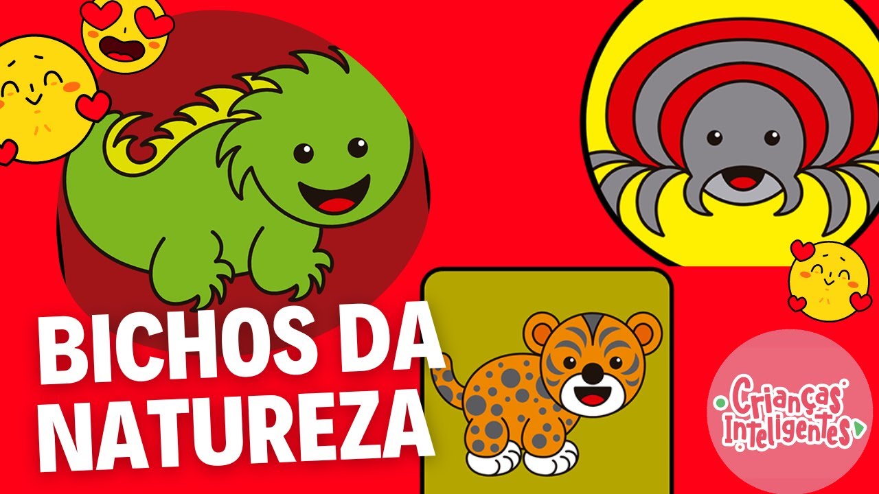 BICHOS DA NATUREZA  - BICHOS DO PANTANAL - MIX - CRIANÇAS INTELIGENTES