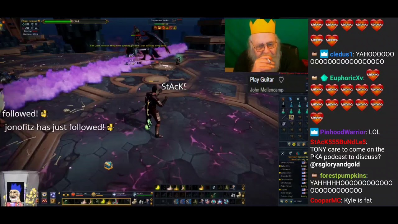 Taylor raids rsgloryandgold on Twitch
