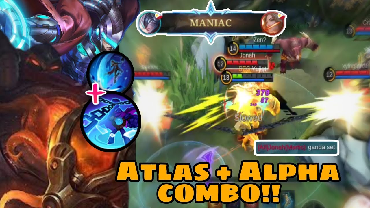 ATLAS + ALPHA COMBO vs TIGREAL | GAMEPLAY | MOBILE LEGENDS | #2