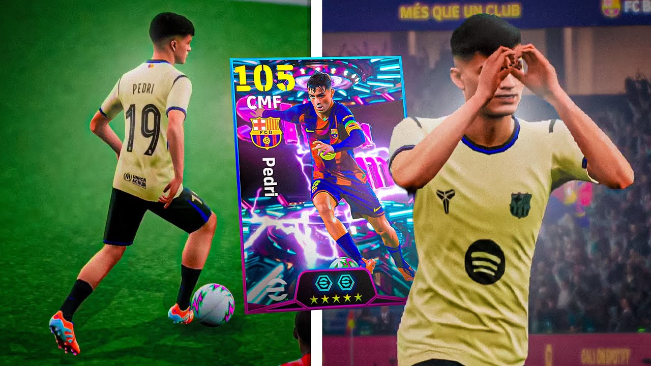 PEDRI COM COLA NOS PÉS É ESPETACULAR NO EFOOTBALL MOBILE