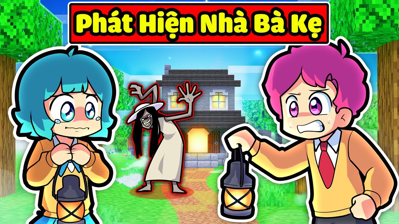 HIHA BẤT NGỜ PHÁT HIỆN ĐƯỢC NHÀ CỦA BÀ KẸ TRONG MINECRAFT*NHÀ BÀ KẸ KINH DỊ 😲👹