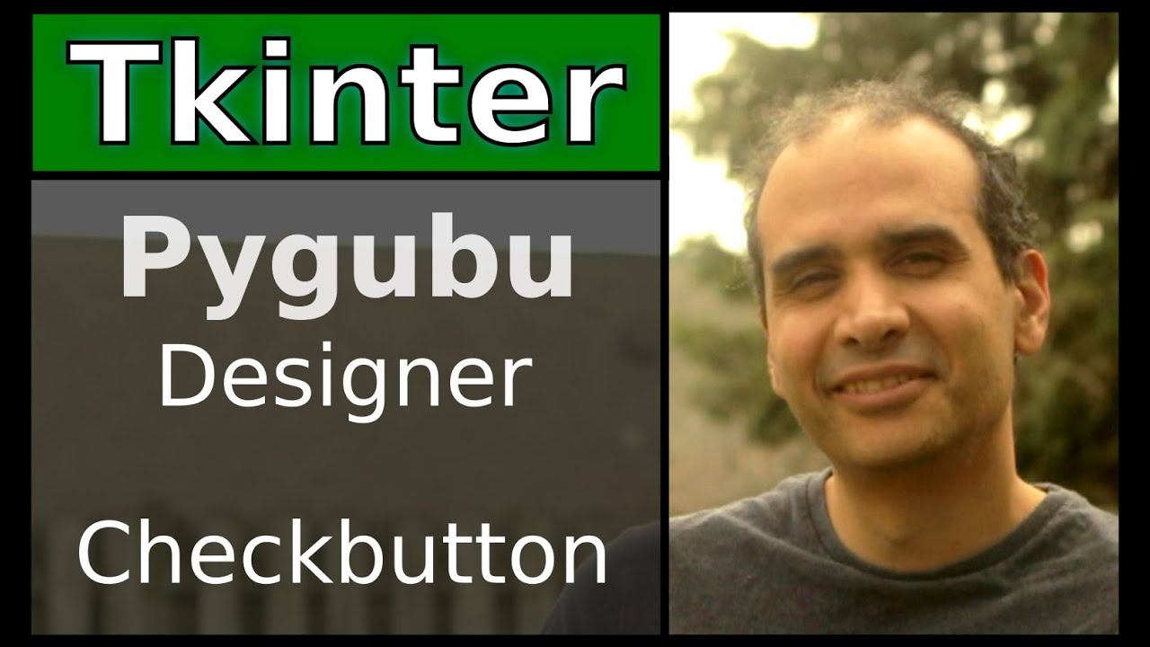 Tkinter - Pygubu Designer - Checkbutton