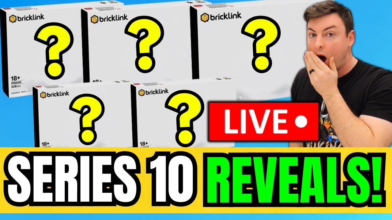 Lego Bricklink Series 10 Finalists REVEALS! LIVE REACTION!