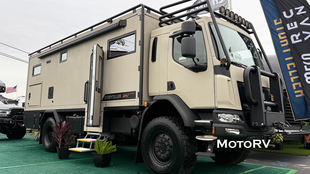 $800K Kenworth 4x4 6.7L Cummins Turbo Diesel Conversion Motorhome GXV Epic by Storyteller Overland