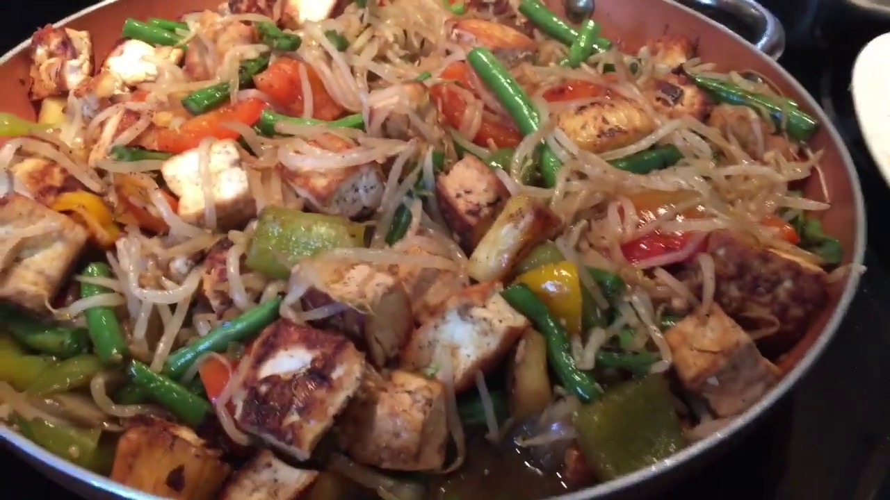 Tofu Con Germen De Soya Y Vegetales A Mi Estilo