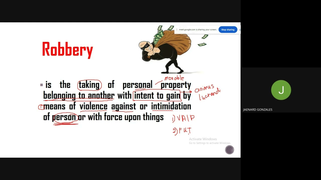 Case Folder Preparation Robbery, Theft, Murder, Homicide