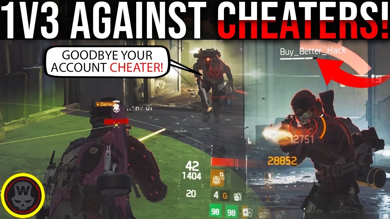 1v3 AGAINST CHEATERS! SOLO DZ PVP #66 (The Division 1.8.3)