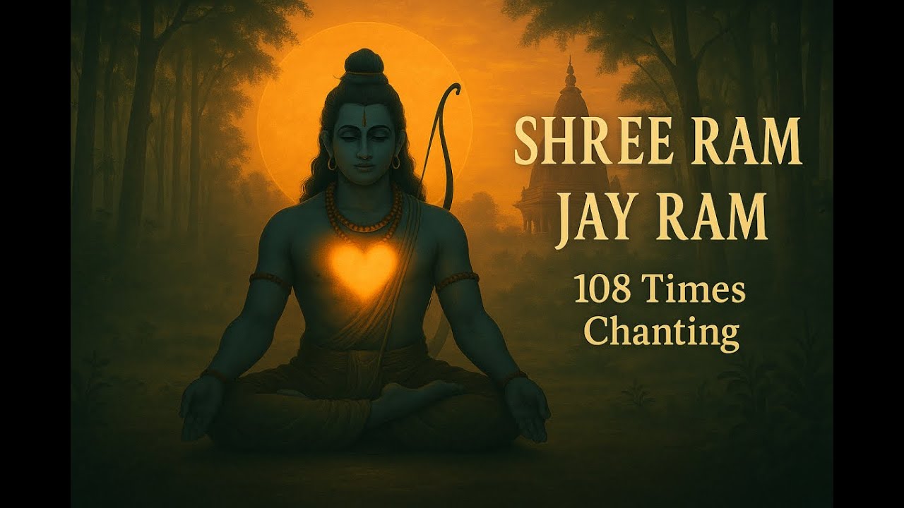 Shree Ram Jay Ram | 108 Times Chanting | Deep Meditation | Peace & Positivity