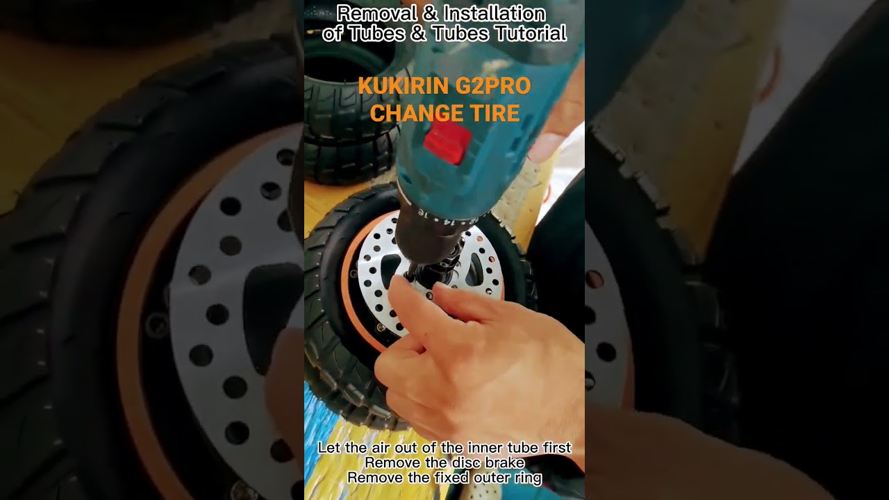 KUKIRIN Kugoo - G2 Pro Change Tire & Inner Tube