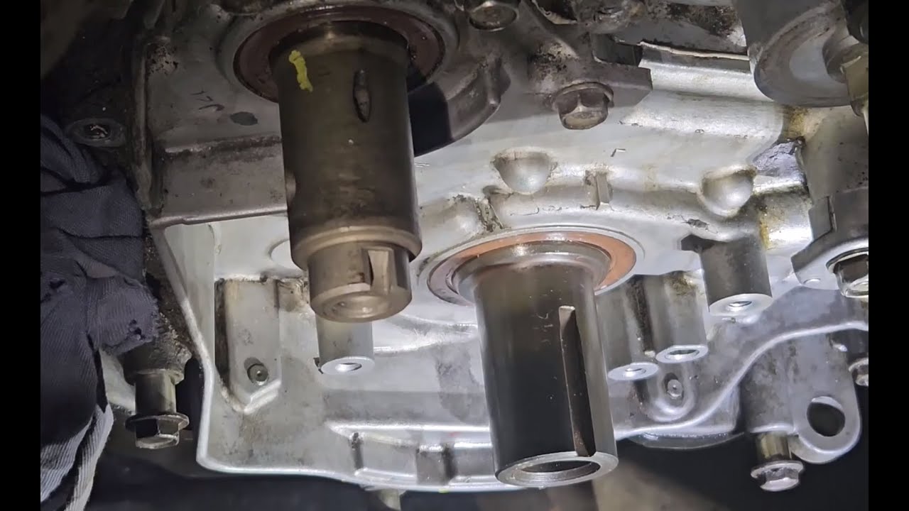 Honda Accord Timing Belt Step 16 — Installing Cam, Crank & Balance Shaft Seals