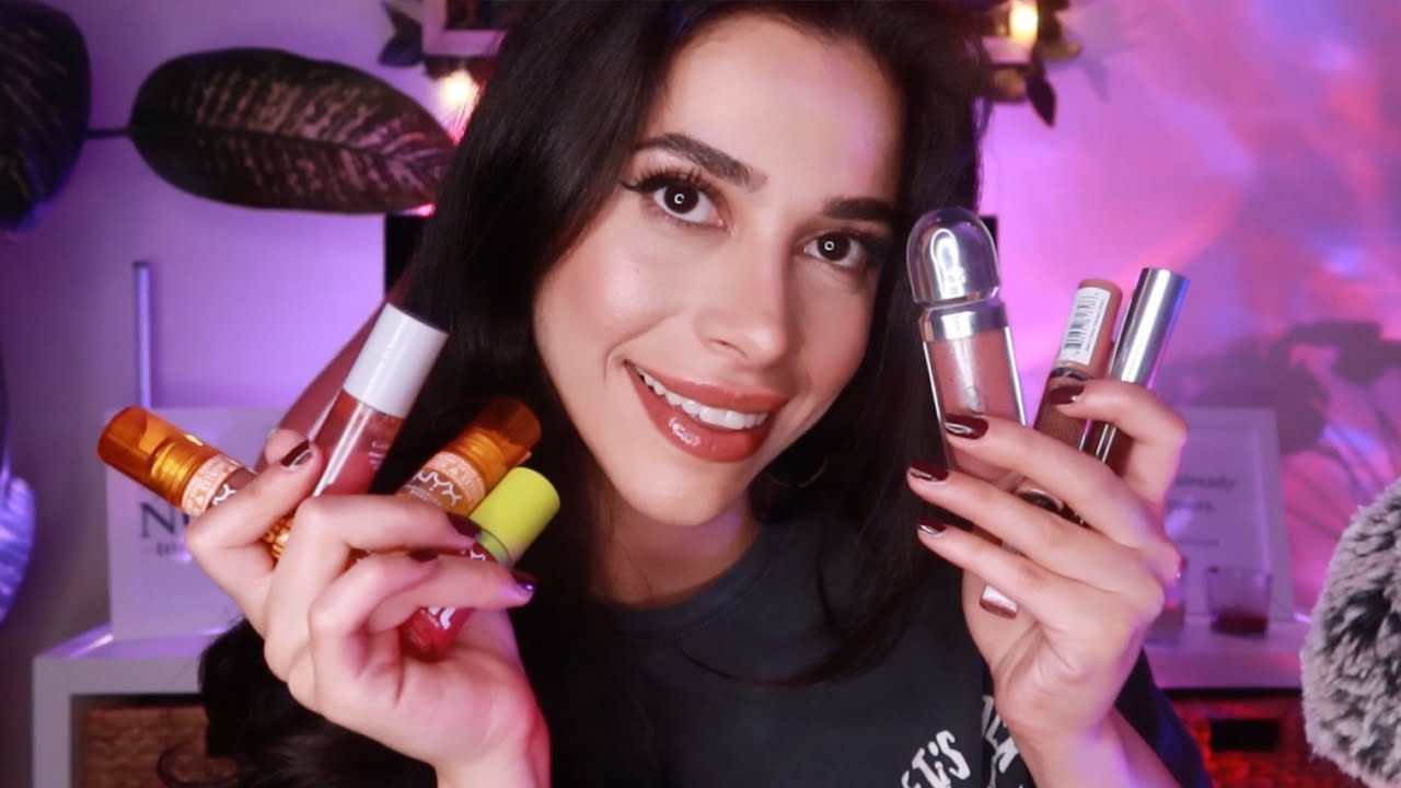 💄 SANA VE KENDİME LİPGLOSS SÜRÜYORUM 💄👄 ASMR TÜRKÇE