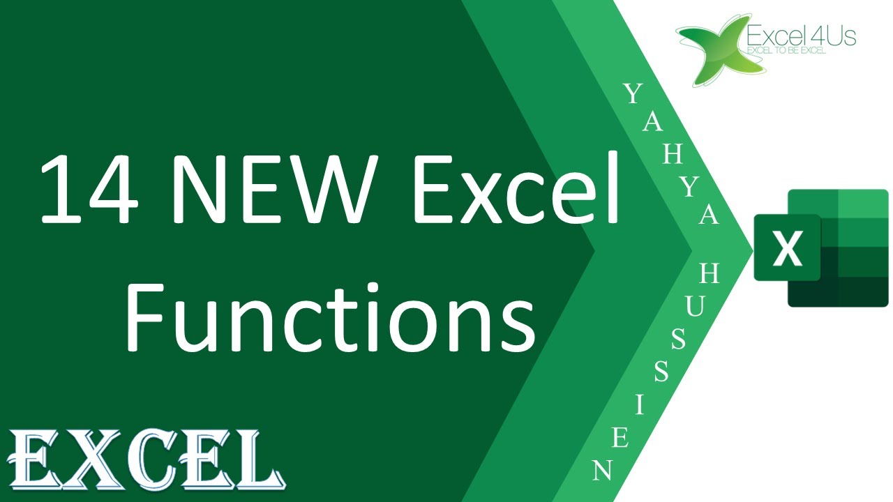 14 أربعة عشر معادلة جديدة في الإكسيل من أروع المعادلات اللي ممكن تتعلمها