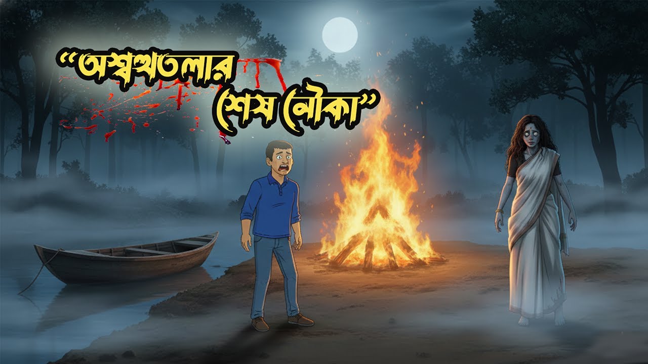 অশ্বত্থতলার শেষ নৌকা | Bangla Horror Cartoon | Horror | Bhuter Golpo | Vuter Cartoon | Bhoutik Golpo