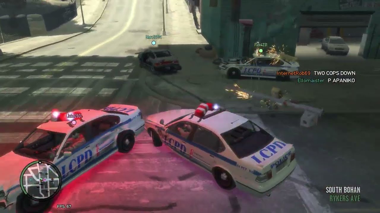 GTA IV - GTRF - 24 марта 2024 г. - Гонки на Duck and Weave и Busted (ESCAPED RUN)