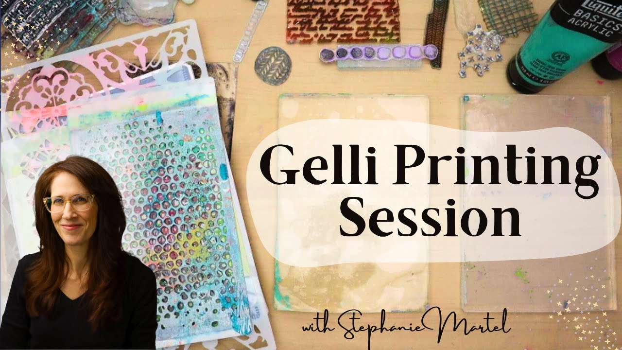 Gelli Printing In Art Journal