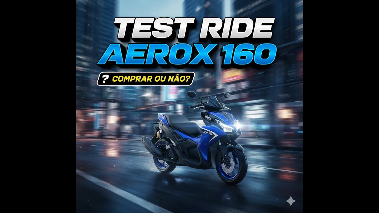 #aerox | TESTE RIDE AEROX 160 | 2026