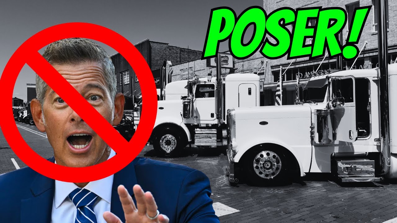 USDOT Sean Duffy is a POSER!