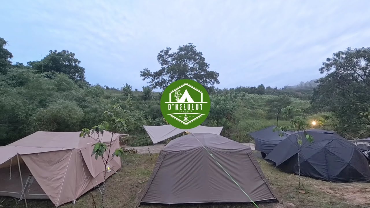 D'kelulut Campsite semenyih ZZTRAVEL black camp 2 minute Dome Tent