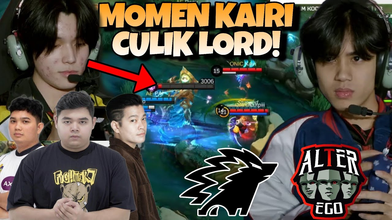 GILAA KAIRI CURI LORD MENGUBAH GAME !!! ONIC VS ALTER EGO MATCH 1 - MPL S13