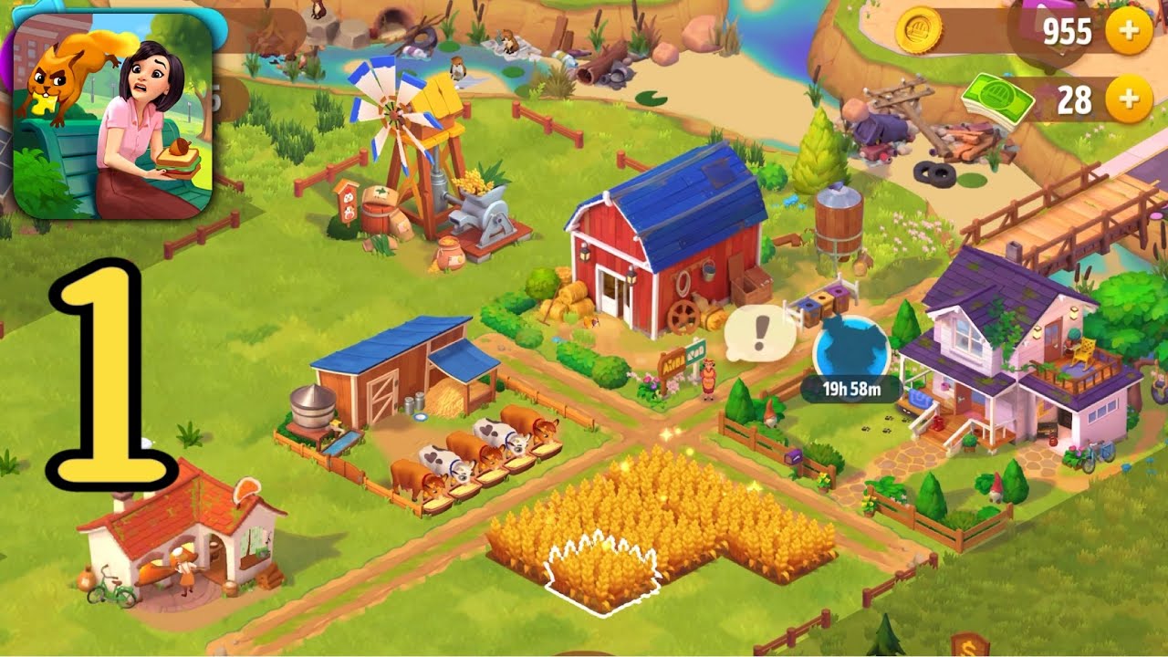 Riverside: Farm Village #1 Gameplay Walkthrough (iOS,Andriod)