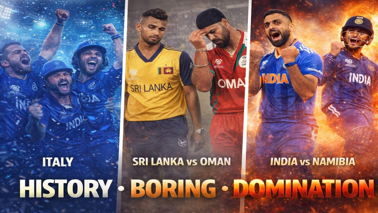 History • Boring • Domination Italy History 🇮🇹 | India Domination 💪 | T20 WC 2026 Day 6 Ep - 19