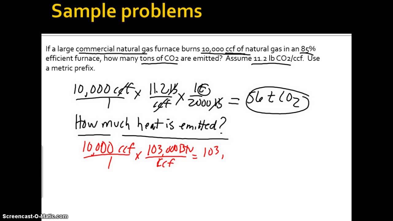 Carbon Footprint Calculation