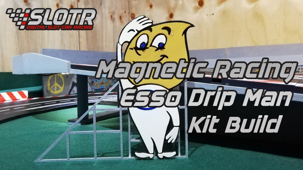 Сборка набора Magnetic Racing Esso Drip Man